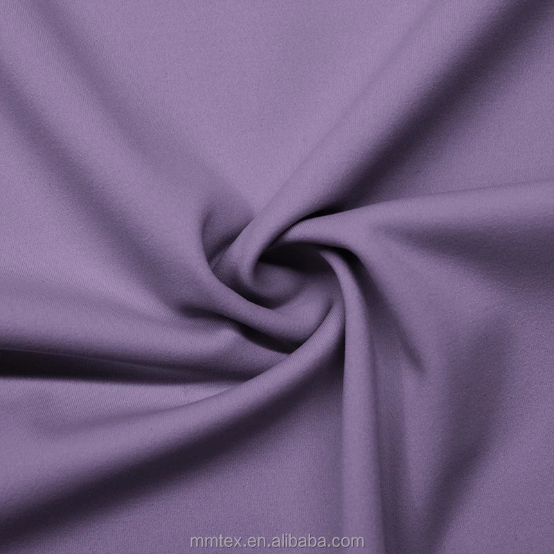 80% Polyamide Nylon 20% Elastane Interlock 4-Way Weft Stretch Fabric Breathable Plain Dyed Sublimation Yoga Wear Sportswear