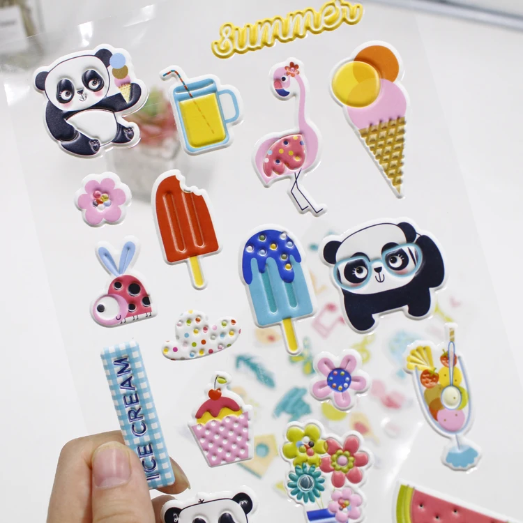 Wholesale Custom Printed Self-adhesive Vinyl PVC Anime Stickers Manufacturer Sell