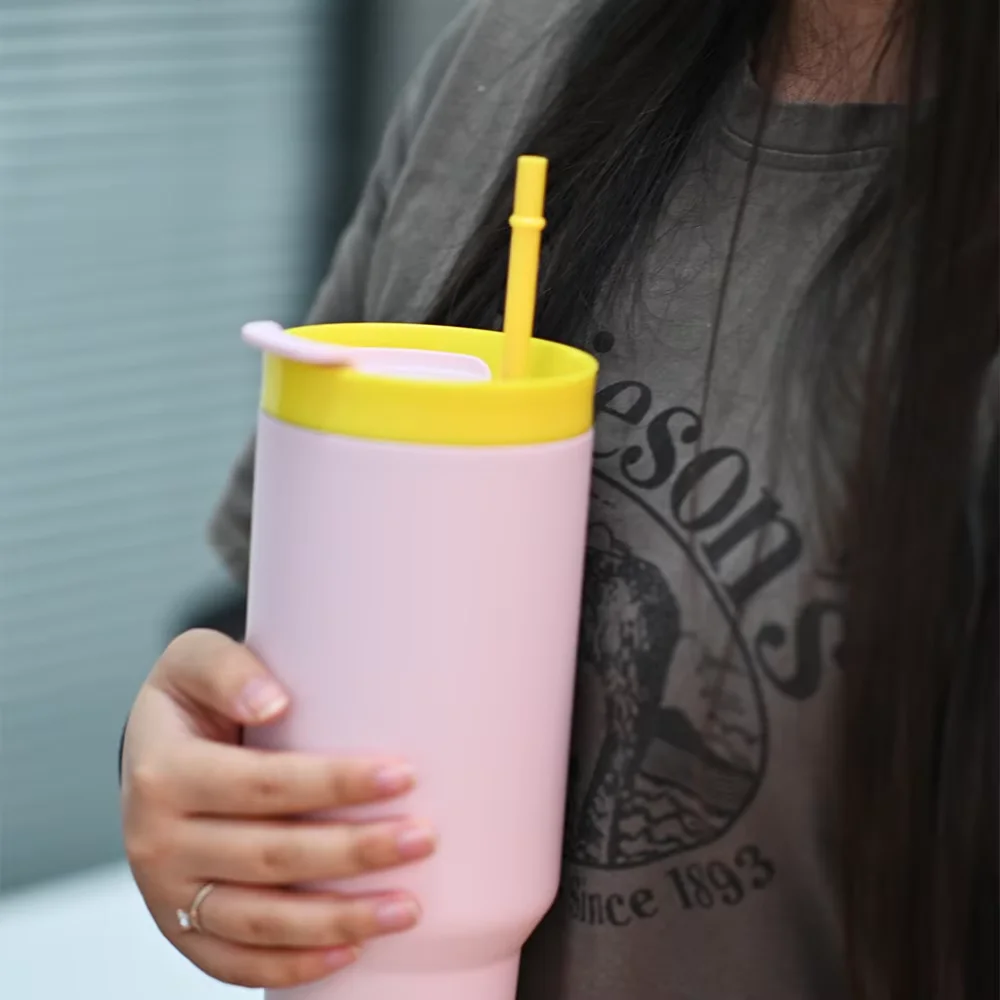 1200ml New Style Coffee Mug Stainless Steel Car Travel Tumbler Double Wall Vacuum Mug