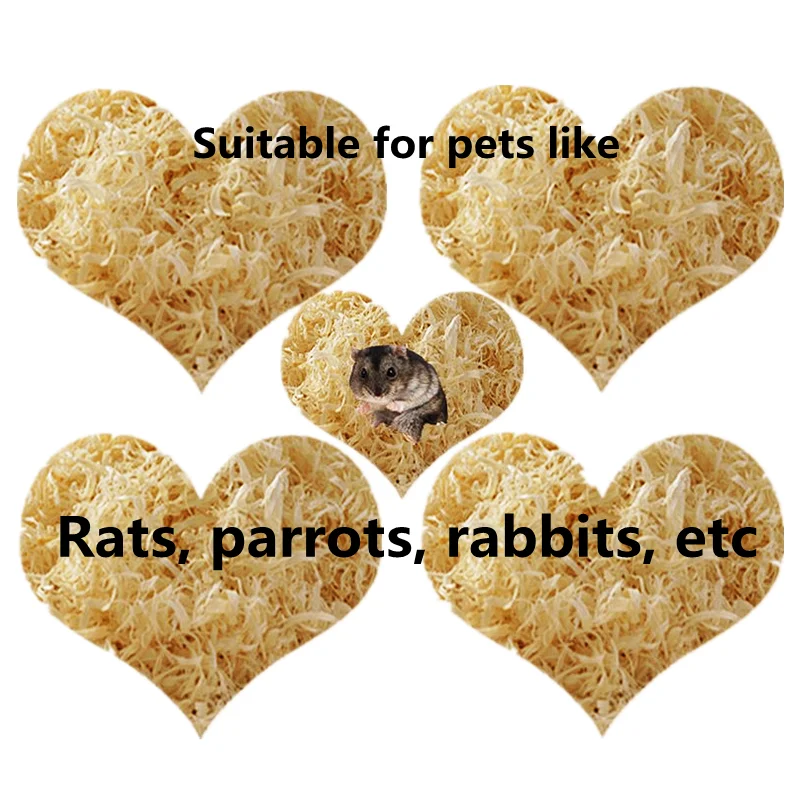 Best selling high-quality waterproof and deodorant 100% wood shavings pet pad for chinchillas, hamsters and rabbit nests