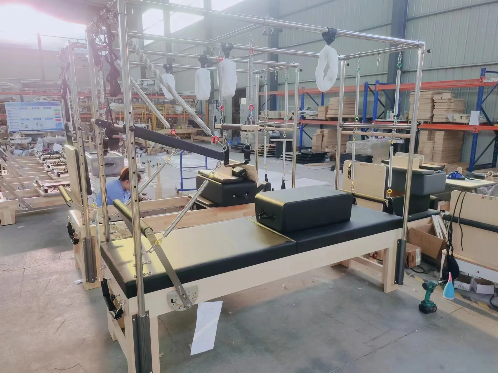 Упражнение Заводская оптовая продажа Кадиллак повышенная кровать пилатес реформатор Пилатес