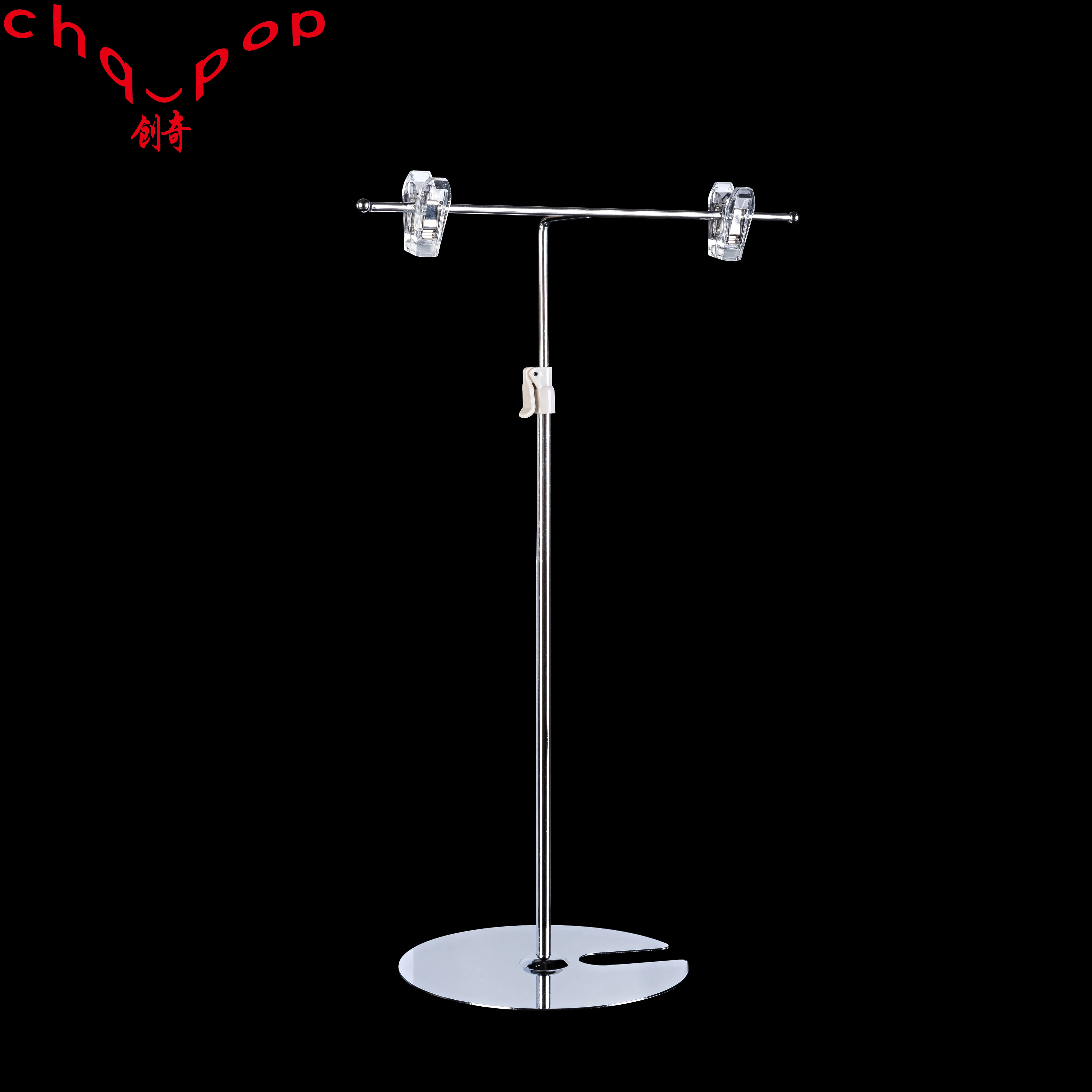 
metal sign holder stand/pop display table stand/store metal poster stand 