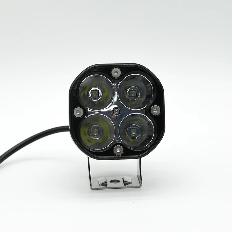Super bright led work lights for tractors and vehicles 3inch square shape 4led 20w led mini work light