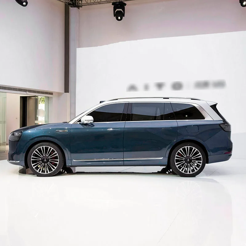 Best Price 2024 China Electric Car 1.5T Hybrid SUV for Huawei AITO M9 Limousine Car Vehicles Used Luxury 6-seater Electric SUV