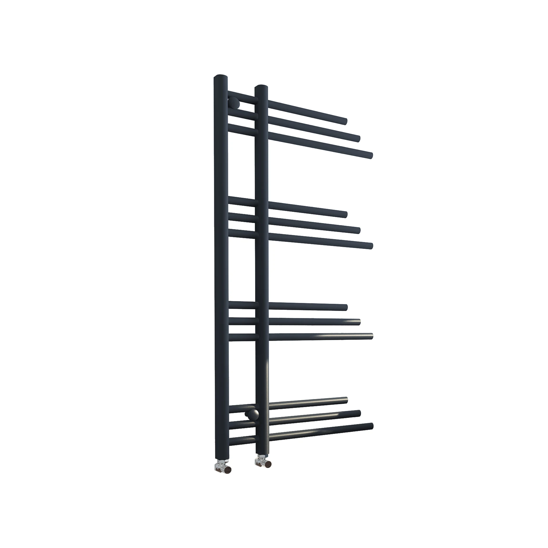 China Best Custom Heat Pipe Radiator Irregular Shape Fashion Design Home Heated Towel Radiator Heating Bimetal Radiator