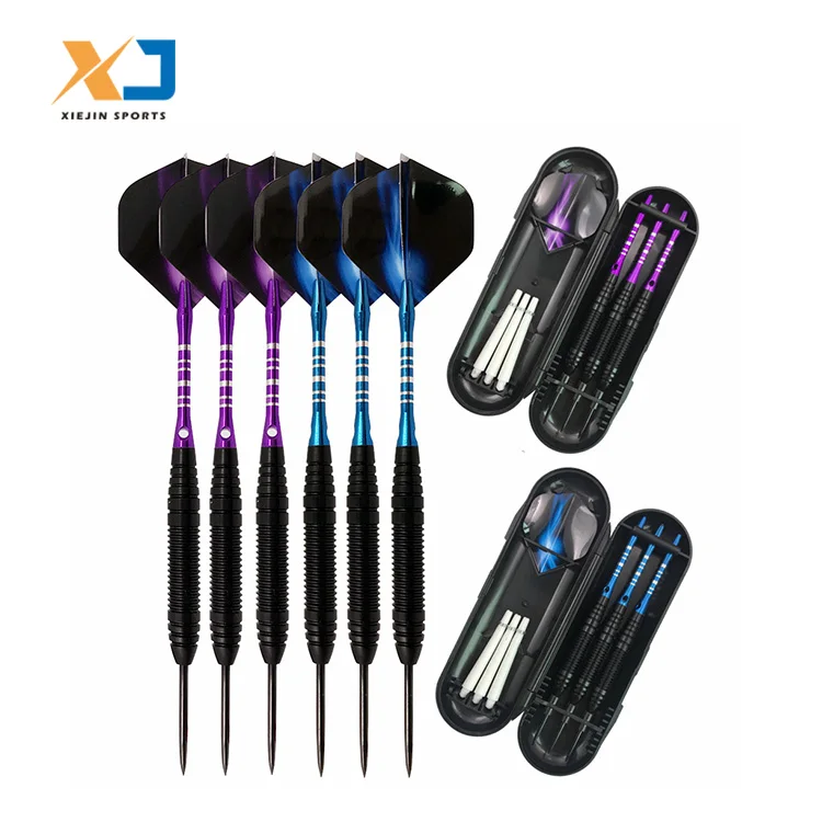 
Dart Accessories Tip Safety Dart Set Metal 3 Steel Tip Safe Professional Flights Darts 