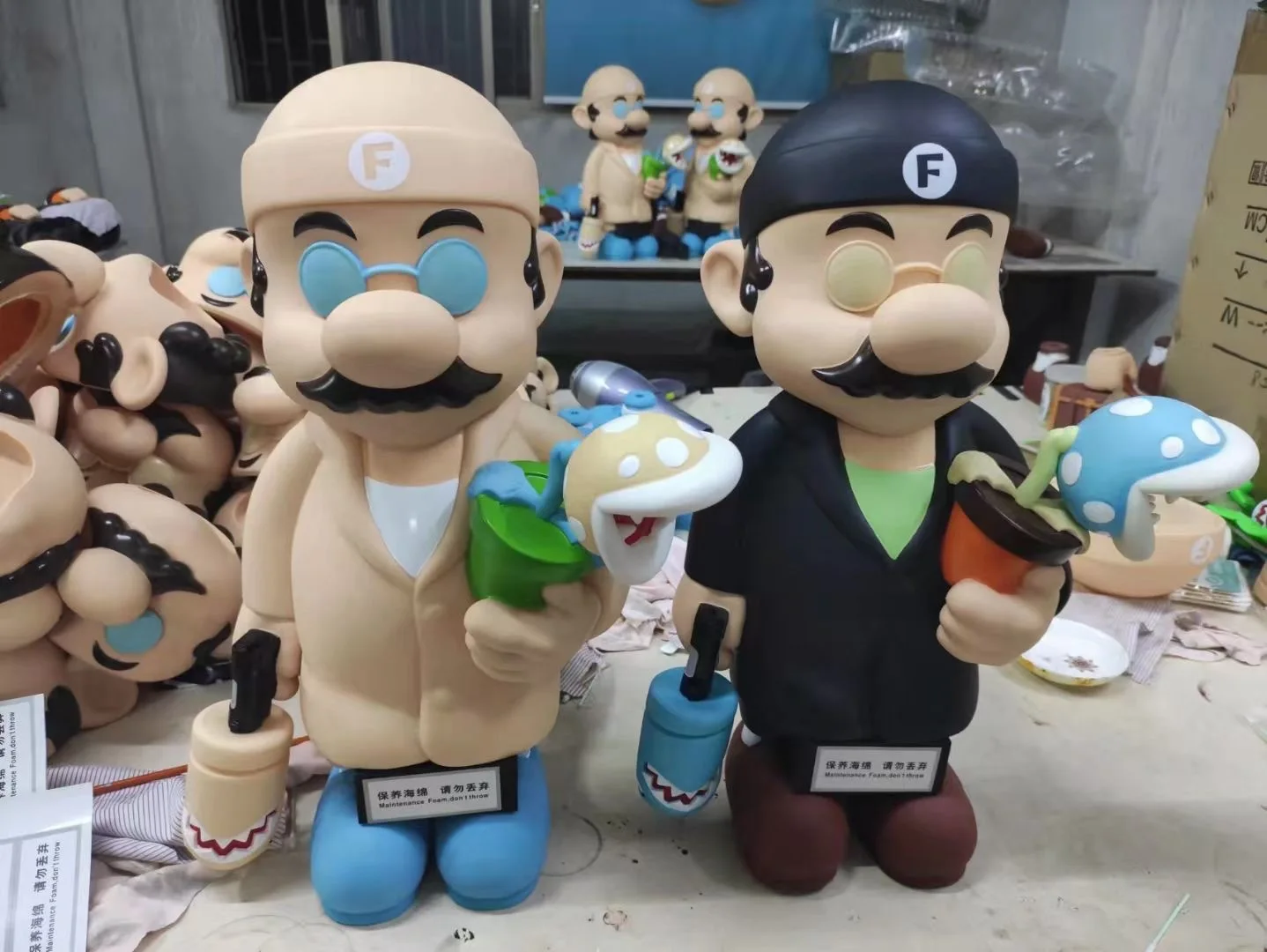 Custom Design Vinyl Toy  3D Luminous Art Toy OEM Glow In The Dark  PVC Toy Figure Manufacturers