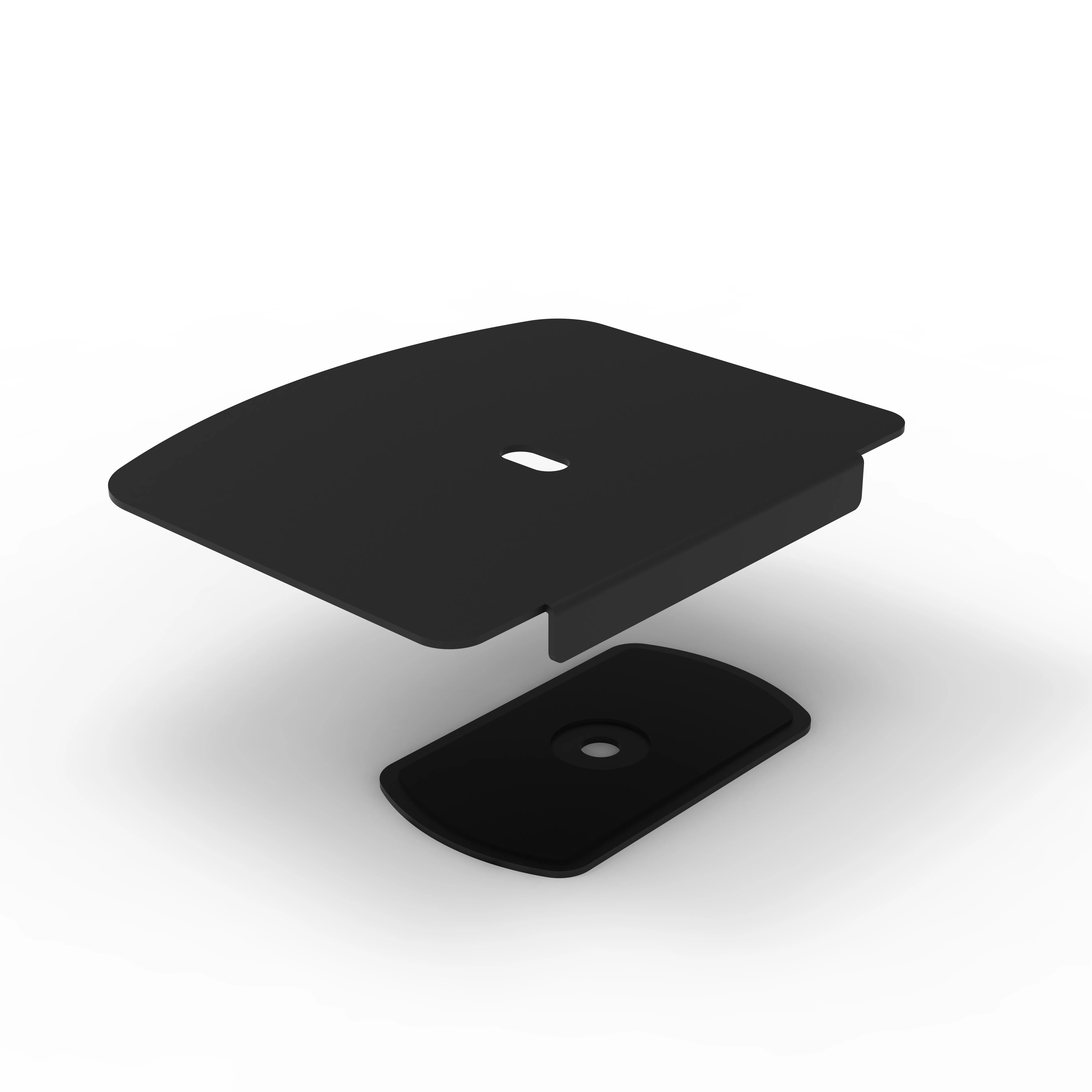 For Fragile Tabletop Protection Tops Black Bracket Steel Monitor Mount Reinforcement Plate