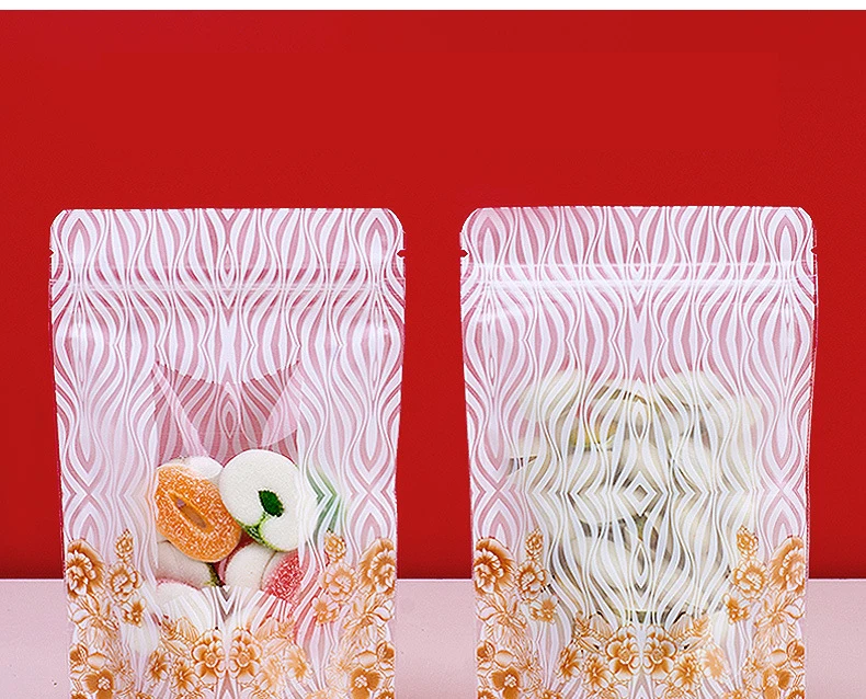 Ecocoffee Stocked Custom Made Coffee Bean Candy Rice Kitchen Food Packing Stand Up Pouch Bags