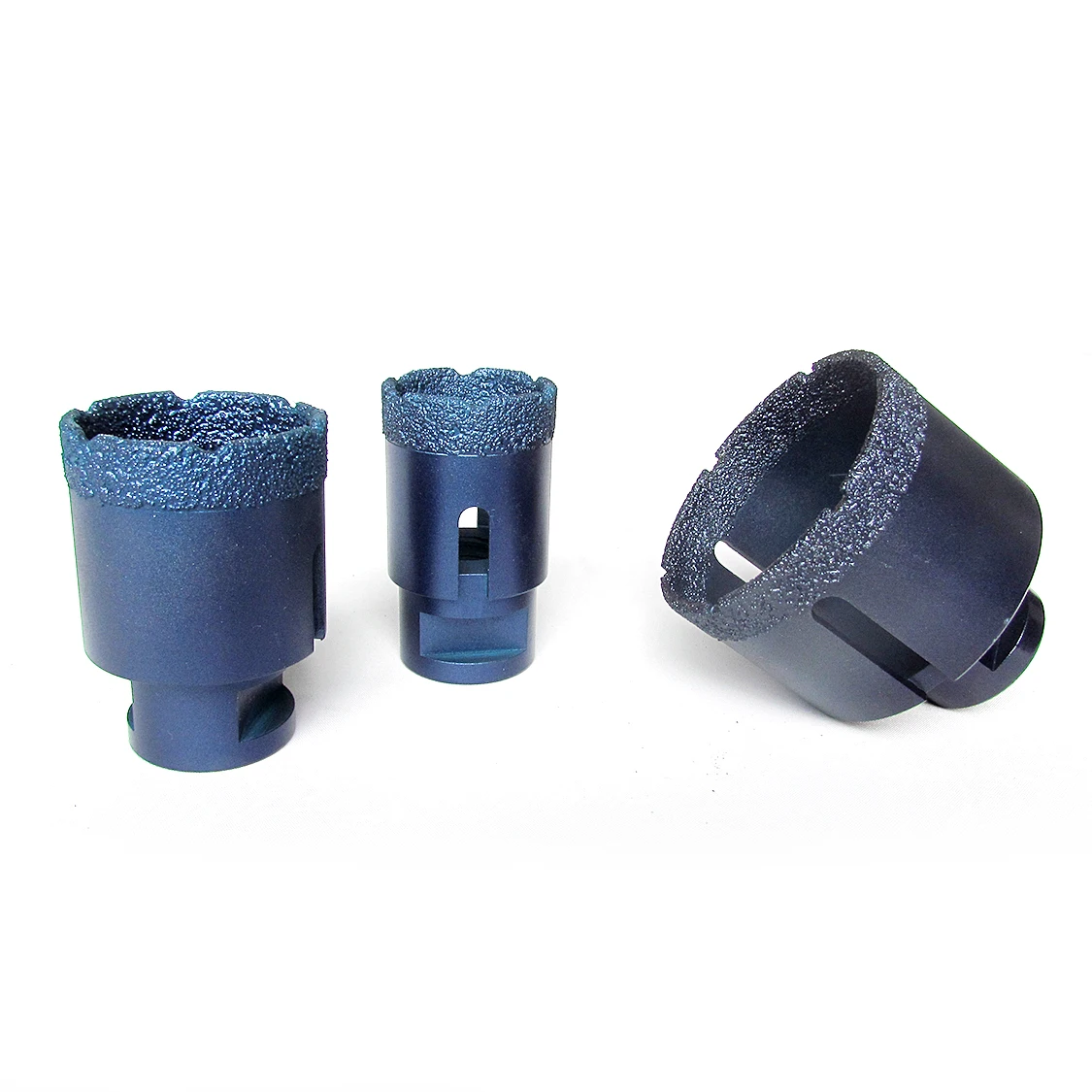 XUNDA 20-60mm vacuum brazed concrete hole saw set diamond core drill bit with aluminum box