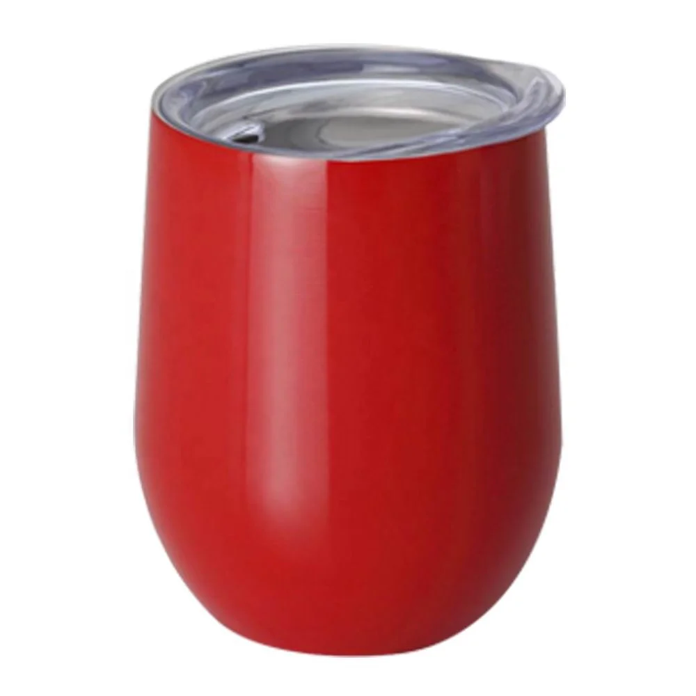 Promotional Gifts 12 oz Thermo Beer Cooler Stainless Steel Cocktail Tumbler Double Wall Glass Insulated wine with Lid