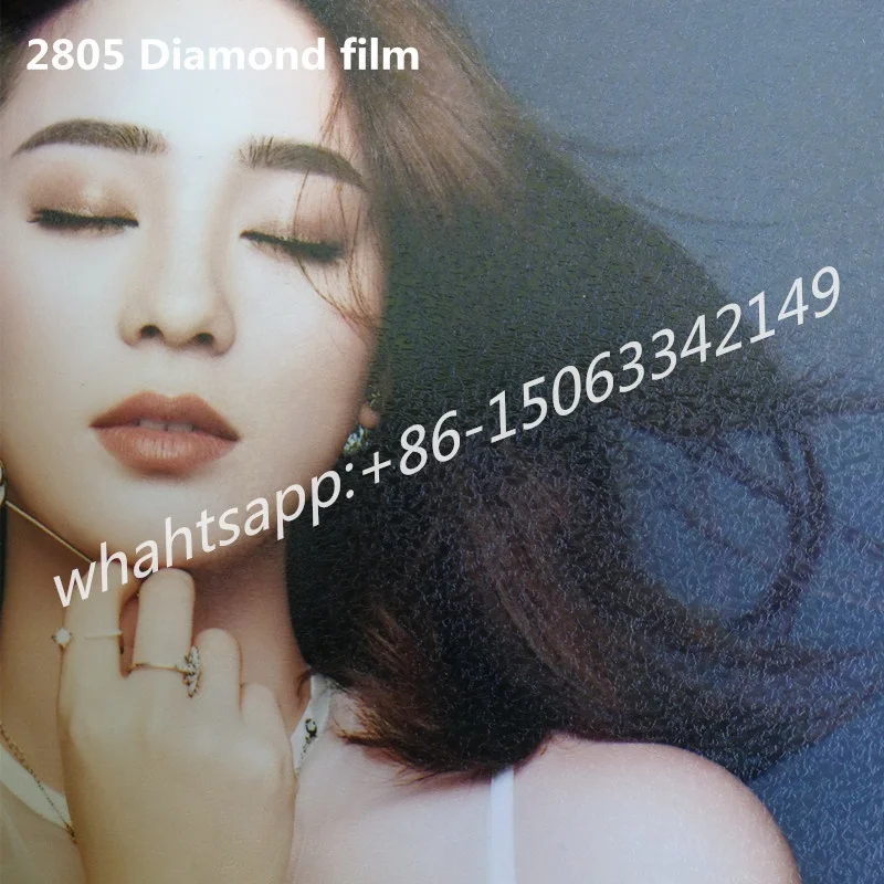 2805 PVC Cold Laminating Holographic Film 30M High Gloss Surface for Photo Paper Protection Rigid Moisture Proof Album Maker
