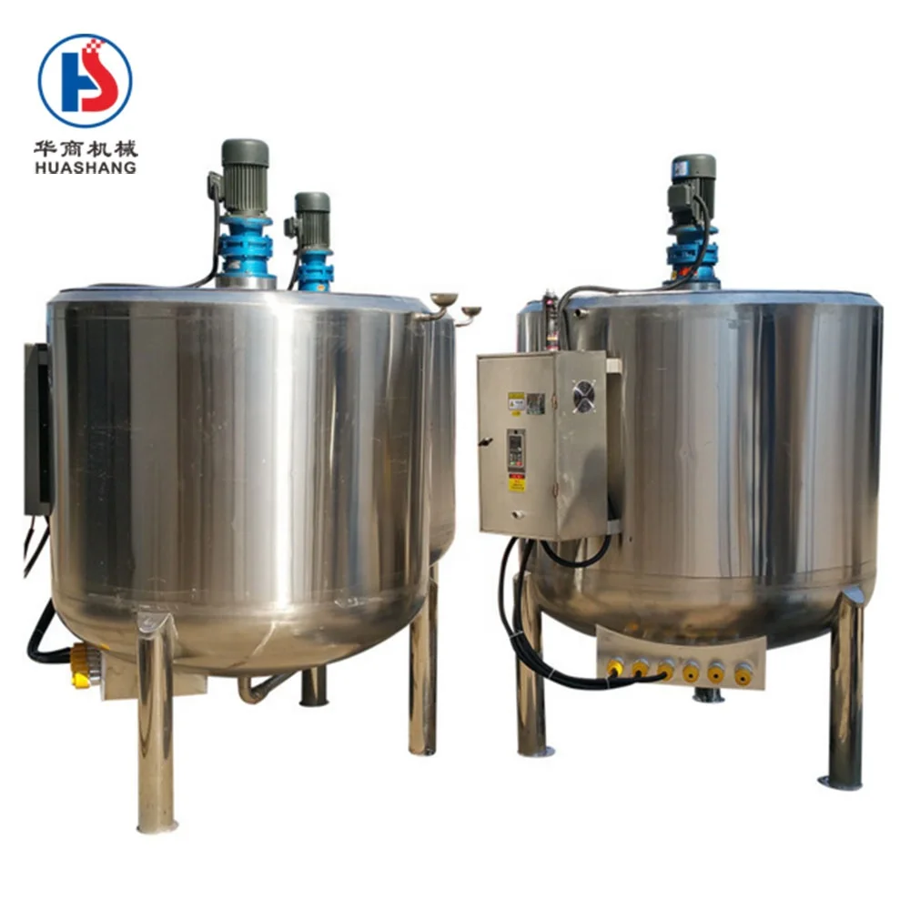 High quality stainless steel mixing tank for food fruit juice mixing tank jacketed mix tank with agitator