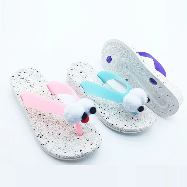 
2021 nice fashion design pvc children girls kids slippers for girls 