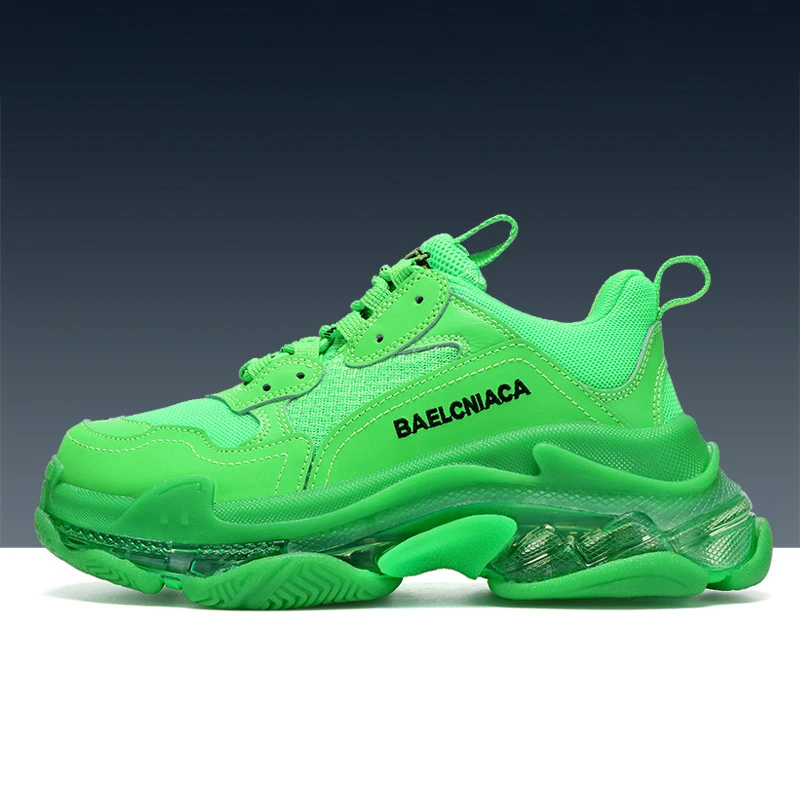 High Quality Luxury Famous Brands Designer Men Women Sports Triple S Chunky Trainers Sneaker Shoes