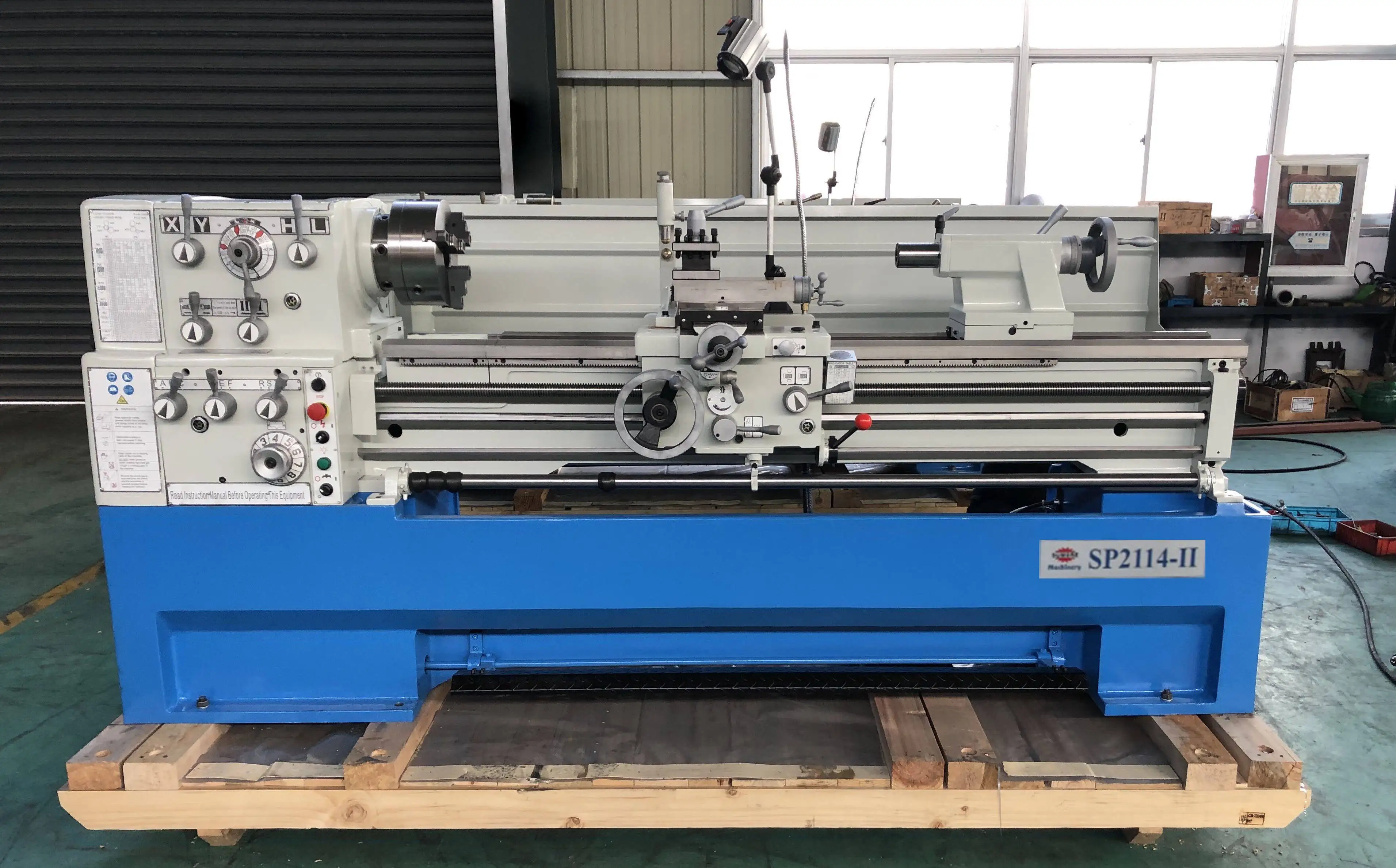 410/460mm Lathe C6241 C6246 New Design 1/1.5/2 M Parallel Manual Gap Bed Lathe Machine for Metal SP2114