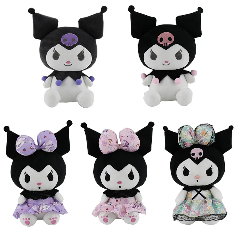 Wholesale 20cm Kawaii Hello Sanrio Kitty Kuromi Plush Toy Stuffed Doll Toys for Children Gift