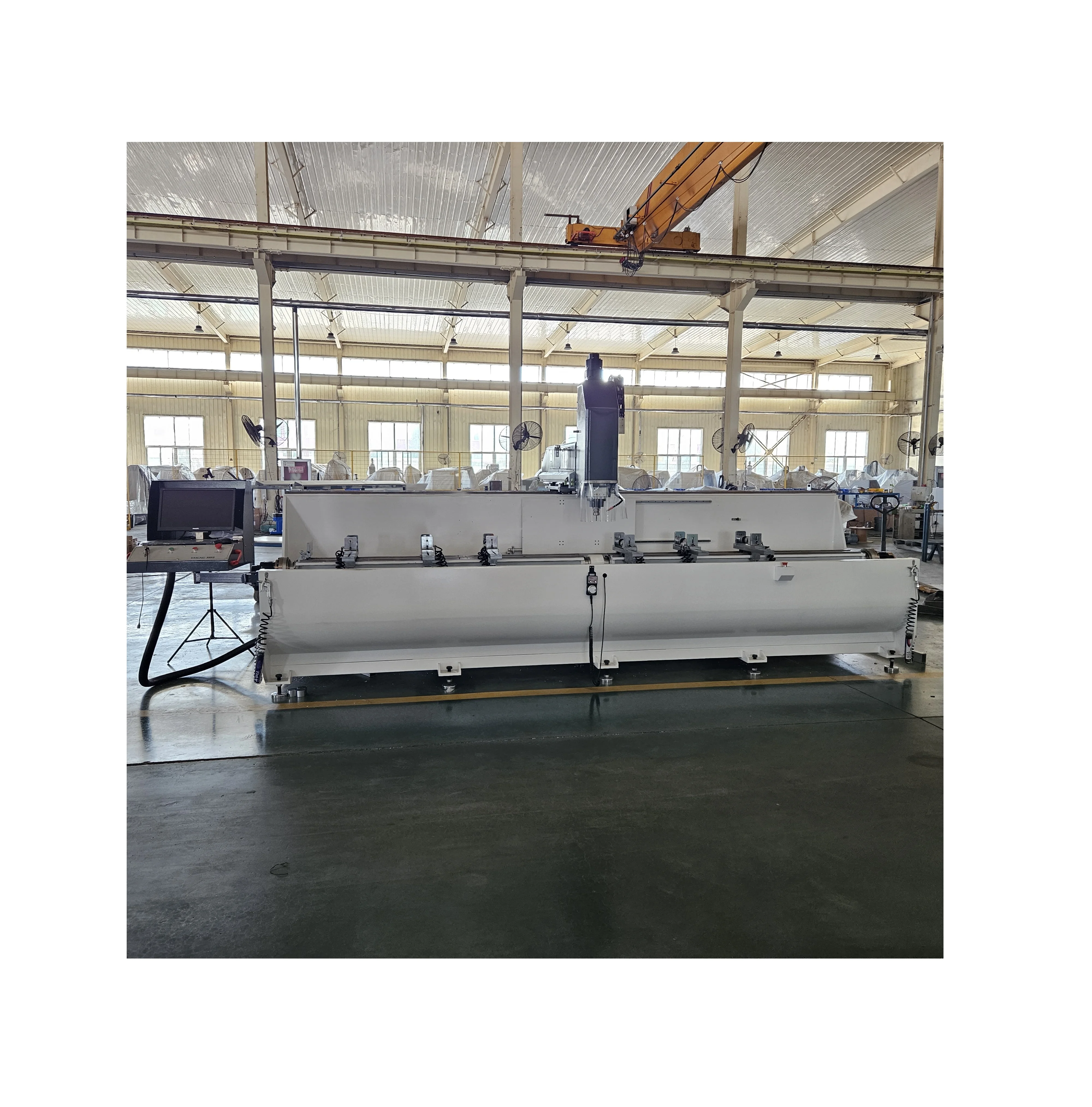 4 Axis ATC Aluminum Profile CNC Machining Center for drilling milling aluminum profiles from -90 to 90 any angle