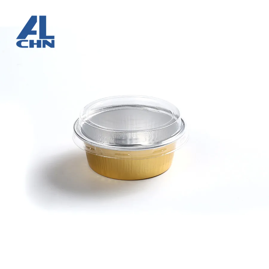 ALCHN 55ML/1.9oz  Small Disposable Aluminum Foil Jam/honey Baking Pudding Cookies Cupcake container