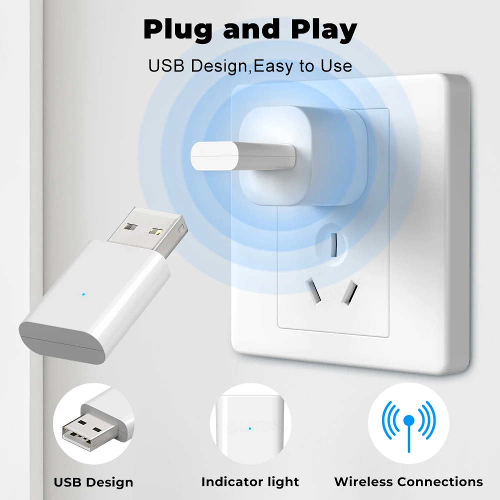 SMATRUL Tuya Zigbee 3 0 усилитель сигнала USB-удлинитель для умной жизни умного дома устройство