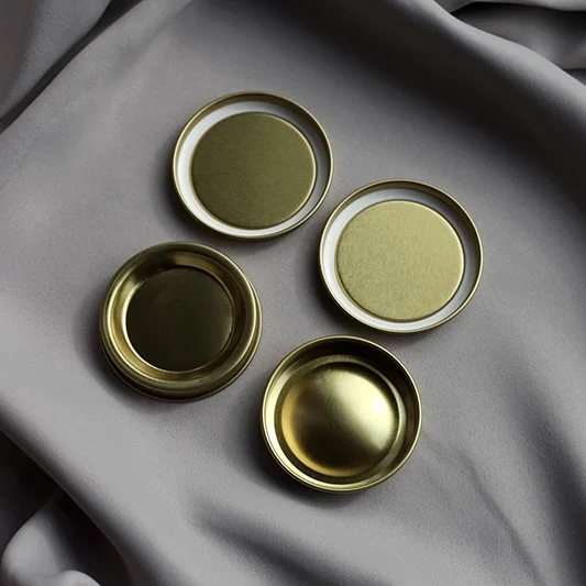 Stocked Empty Round 10G 30G 50G 100G Vacuum Metal Airtight Caviar Tin Can