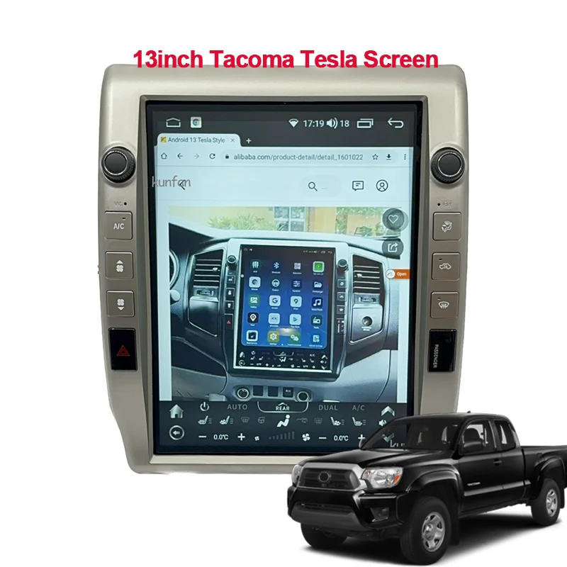 Car Multimedia Smart Screen Stereo For Toyota Tacoma 2005 up Wireless Mirroring Carplay Android Auto Hands-Free Mirror Link