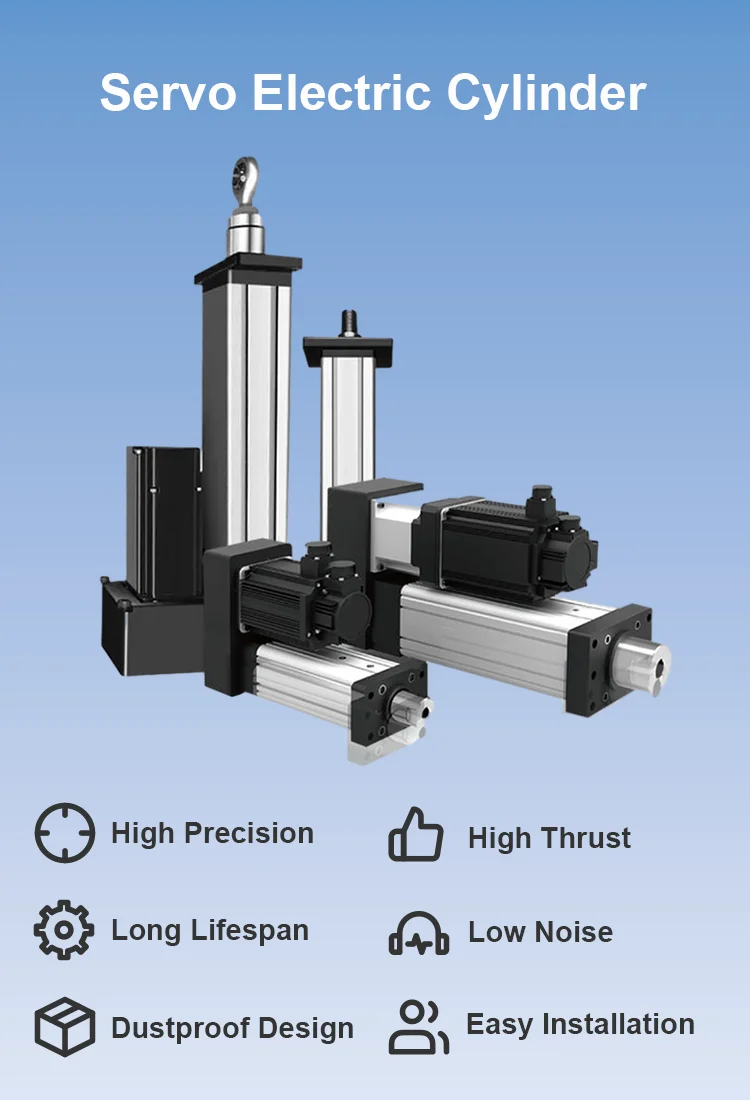 Custom Ball Screw Electric Telescopic Linear Cylinder Actuator Electric Servo Actuator Cylinders
