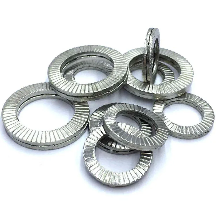 M3 M4 M5 M6 M8 M10 M12 Steel Dacromet Plated self locking wedge lock washer DIN25201