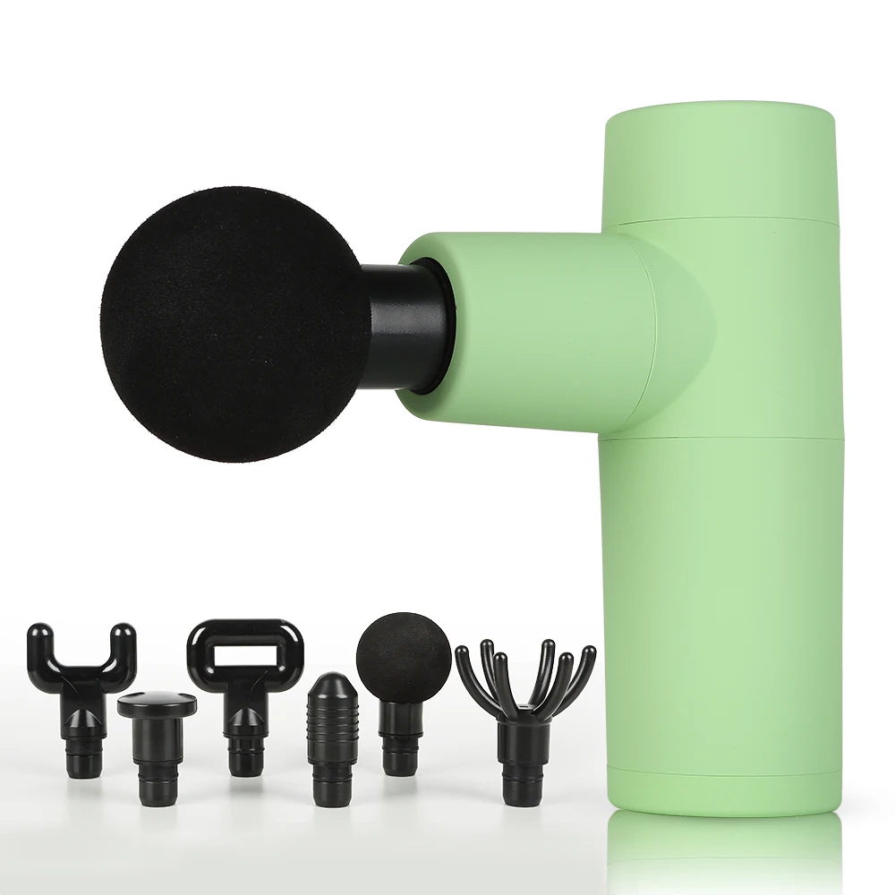 Deep Tissue Muscle Gun Private Label Cordless Sport Fascia Gun Vibration Tissue Percussion Brushless Motor Body Mini Massage Gun
