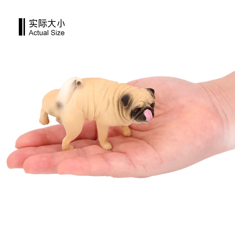 Wholesale Solid PVC Simulation  Statue Model Shiba Inu Dog Animal Figurines Toys