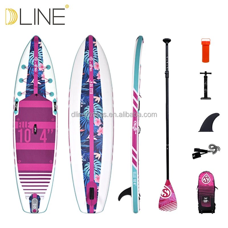 Wholesale new design wood pvc sup inflatable isup stand up paddle board inflatable sup board surfing