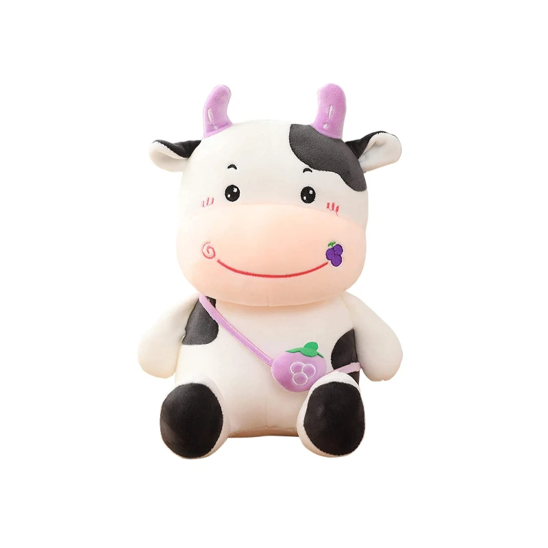 Multiple Size Soft Cow Stuffed Animals Plush Toys Gifts Throw Sleeping Pillow Toy Gift for Kids Girls Girlfriend