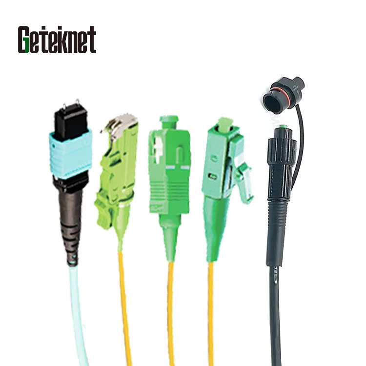 GETEKnet SC LC FC ST MPO MPT E2000 APC UPC Fiber Optic patchcord slim patch cord