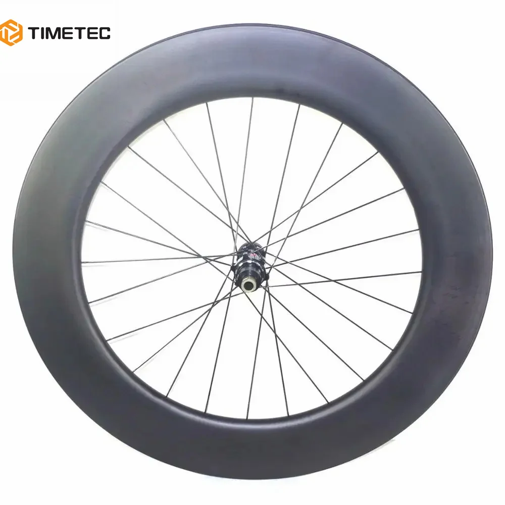 Carbon Road TimeTrial Bicycle Wheelset  Front 5 Spoke Rear Wheels 90mm Clincher Tubular Disc Brake  Centerlock 11S 12 SPEED XDR