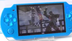 Wholesale fast shipping x6 Handheld Game Console 4.3 Inch Screen 32 bit Video Games Consoles