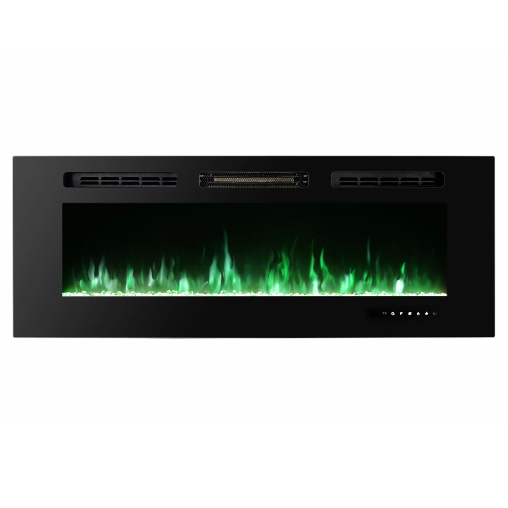 Большой Настенный Электрический камин с 3d светодиодной подсветкой 110 В 220