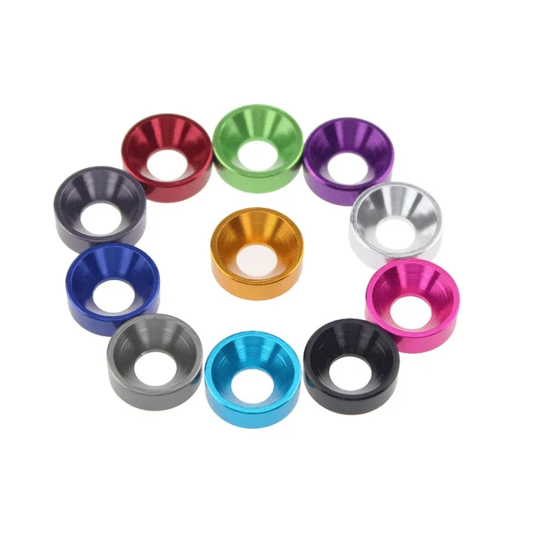 SDPSI DCT Black  Anodized aluminum countersunk  washer for car