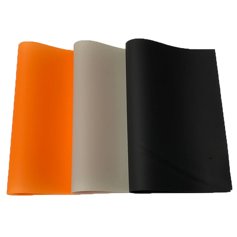 32 Solid Matte Light Colors jelly PVC vinyl  plastic leather Fabric for Bag/Shoe/Handbag/Craft Making