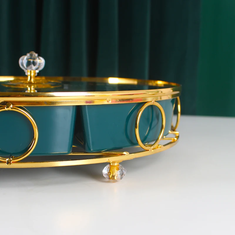 2024 Wholesale Plastic Candy Sweet Chocolate Packaging Box With Dividers Multi-layer Dried Fruit Storage Box