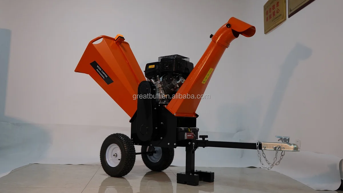 15HP High Power Wood Chipper Shredder Wood Chipper Machine Tree Chipper Branch Chipper Industrial Wood Chipper Wood Crusher