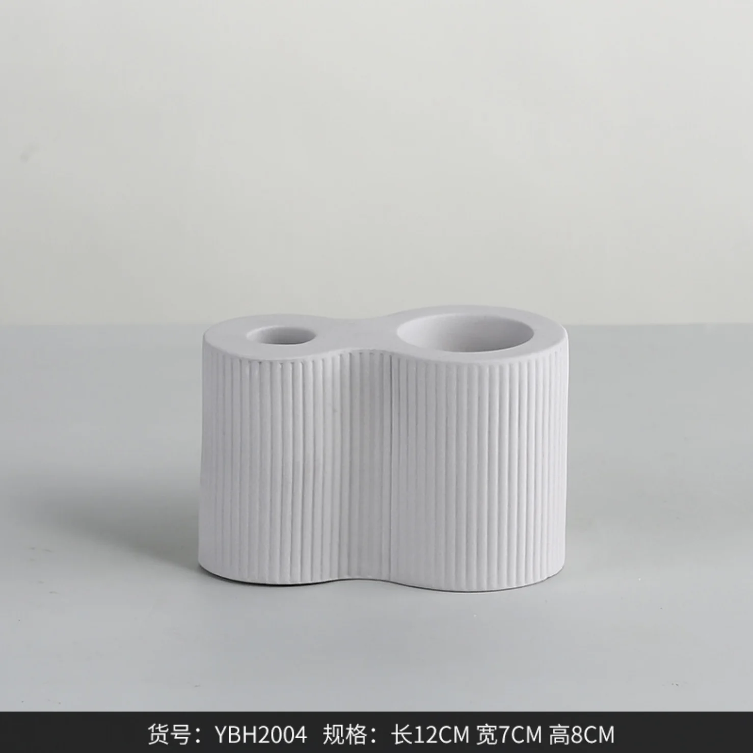 Оптовая продажа, простой керамический подсвечник ручной работы, декоративные подсвечники