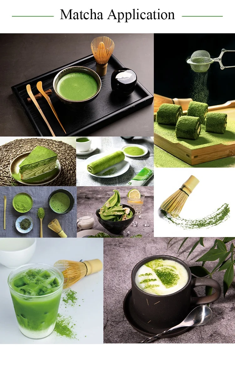 Private Label Sachet  Free sample Organic Matcha Powder tea matcha