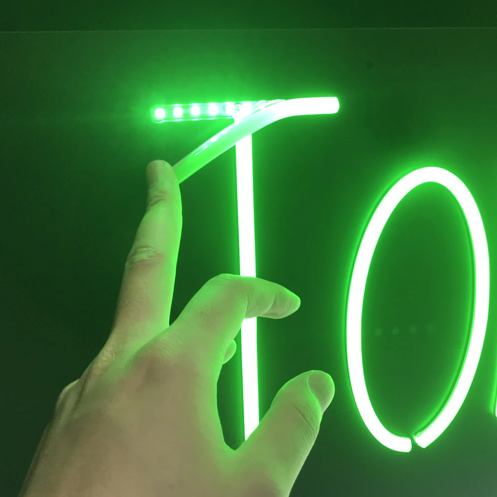 BOND Outdoor Neon Signage Led Neon Flex Waterproof Luminous Light Lamp Lighting Color Design Type led strip light