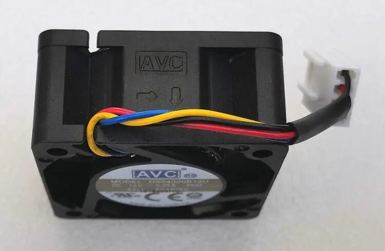 YJL 1 шт. AVC DS04020B12U Вентилятор охлаждения V 0.25A 4-Pin xx20mm Новый BU