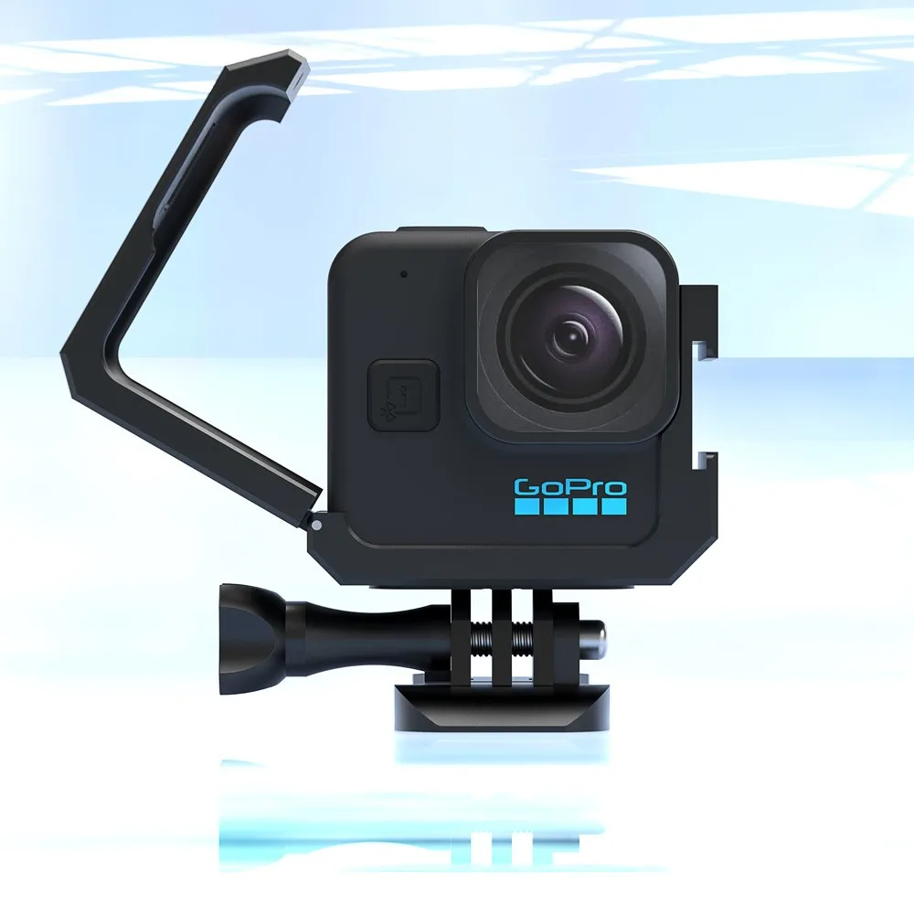 Kytuwy black Gopro 11 mini metal rabbit cage  Protector  frame accessories for gopro 11 mini  black gopro accessories