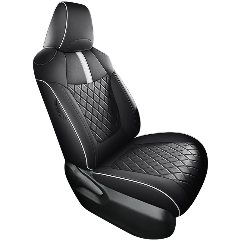 Sports Style  PU Leather Car Seat Covers Full Set Protector for Toyota Corolla 1994-2019