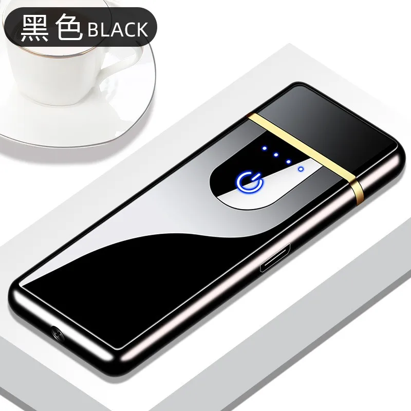 custom logo USB Charging Heat Coil Lighter wired electric lighter charged cigarette lighter
