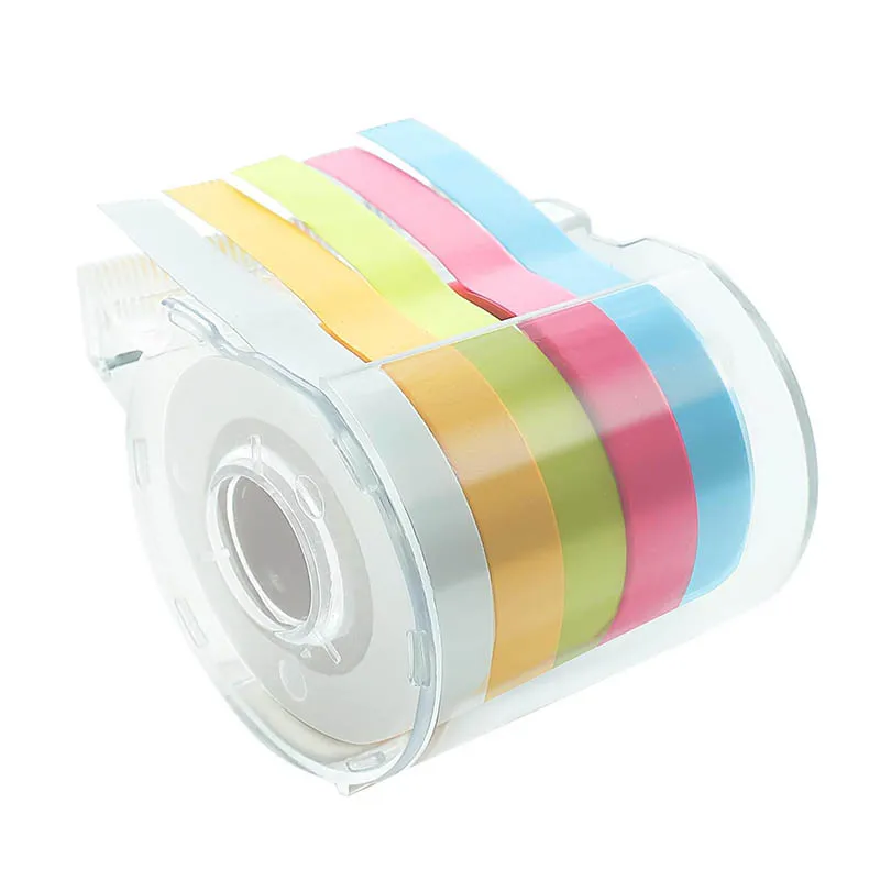 Hot selling custom color logo cheap strong adhesive roll round stationery clear round sticky notes roll