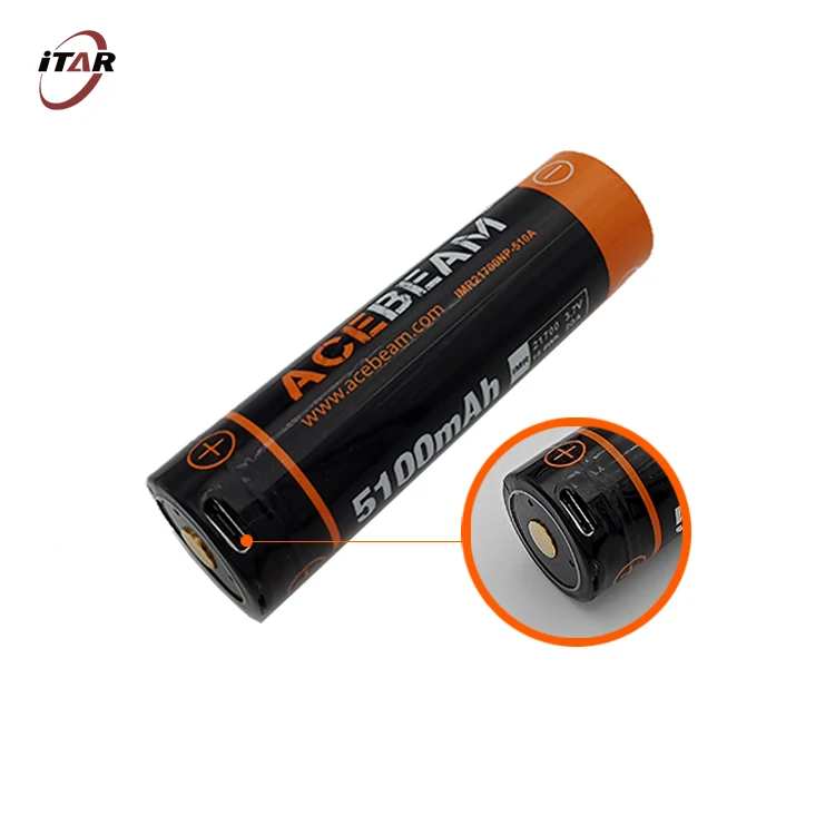 rechargeable 5V 1A USB port lithium battery original 21700 3.7V 5000mAh lithium ion rechargeable batteries
