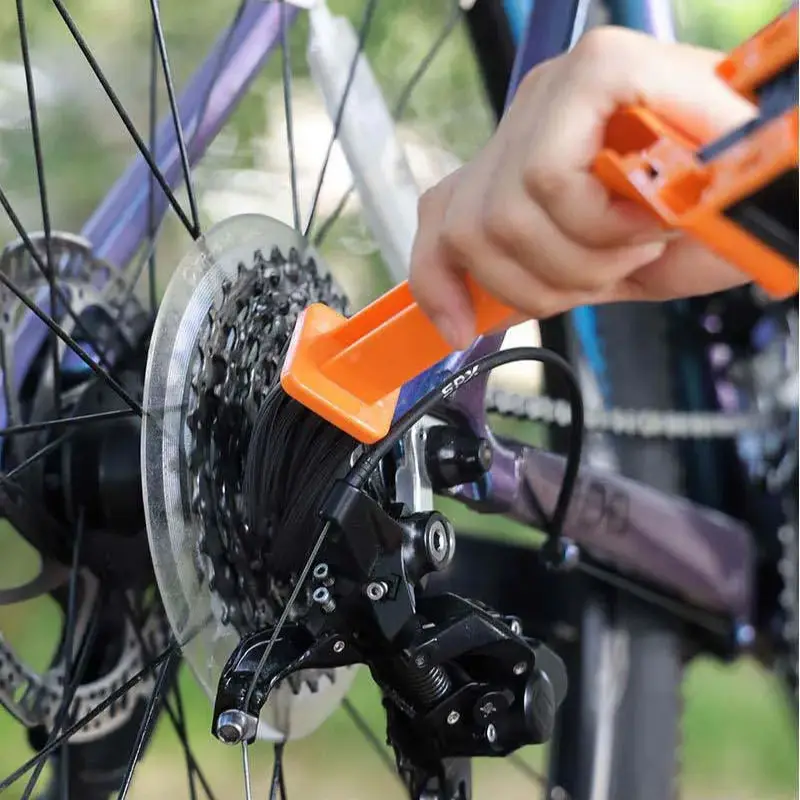 Multi-functional Bicycle Chain Washer Road Bike Teeth Tray Cleaning Large Brush Mountain Bike Maintenance Tools